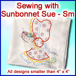 A Sewing with Sunbonnet Sue Design Pack