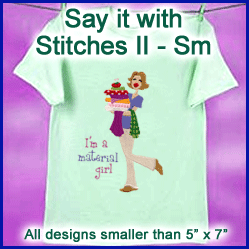 A Say It with Stitches II Design Pack
