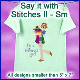 A Say It with Stitches II Design Pack