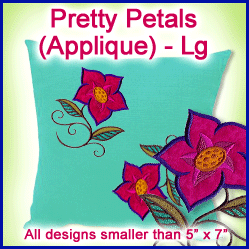 A Pretty Petals (Applique) Design Pack