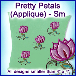 A Pretty Petals (Applique) Design Pack
