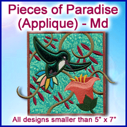 A Pieces of Paradise (Applique) Design Pack