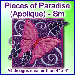 A Pieces of Paradise (Applique) Design Pack