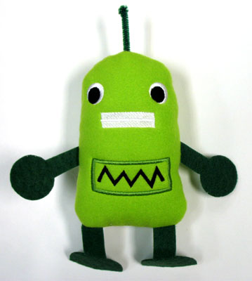 Rachel Robot Stuffie (In-the-Hoop)