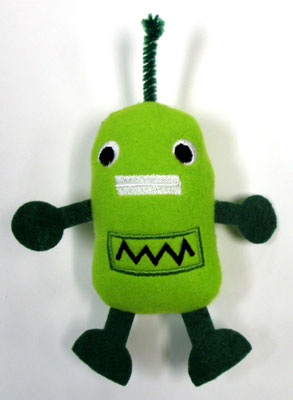 Rachel Robot Stuffie (In-the-Hoop)