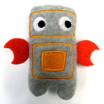 Ricky Robot Stuffie (In-the-Hoop)
