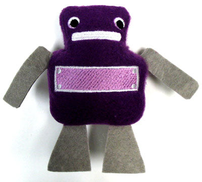 Randall Robot Stuffie (In-the-Hoop)