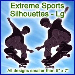 A Extreme Sports Silhouettes Design Pack