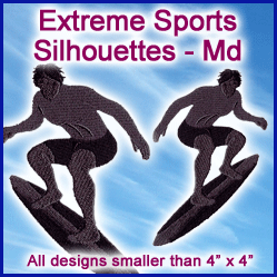 A Extreme Sports Silhouettes Design Pack