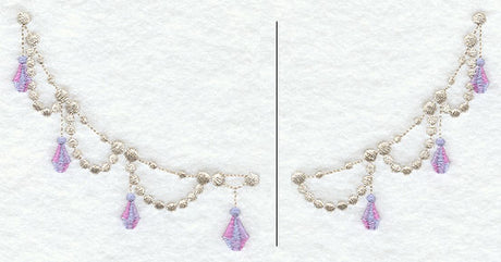 Jewels and Beads Neckline (Crewneck)