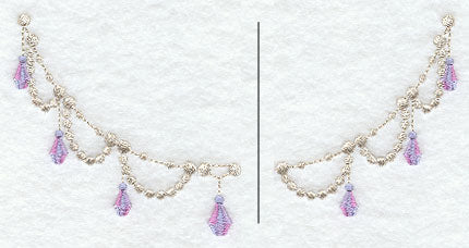 Jewels and Beads Neckline (Crewneck)