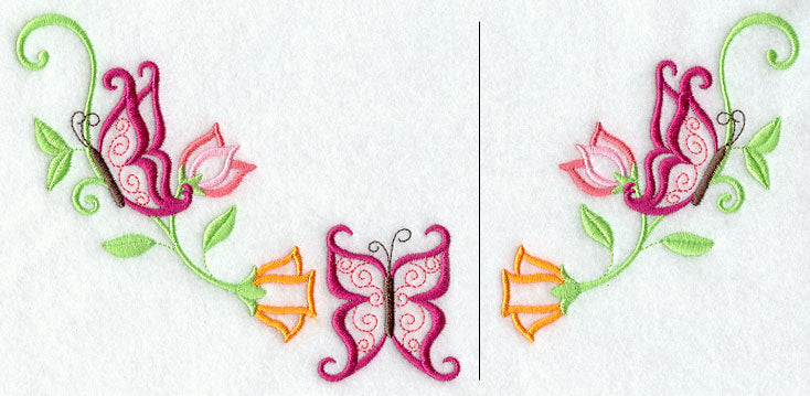 Bold Butterflies Neckline (Crewneck)