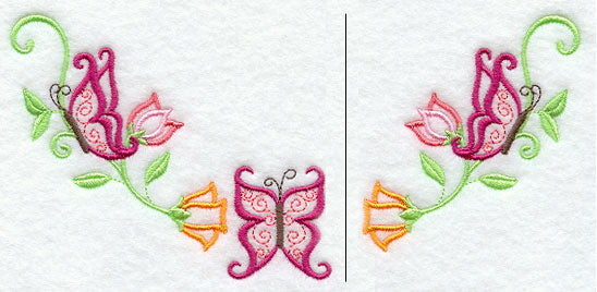 Bold Butterflies Neckline (Crewneck)