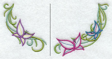 Butterflies and Vines Neckline (Crewneck)