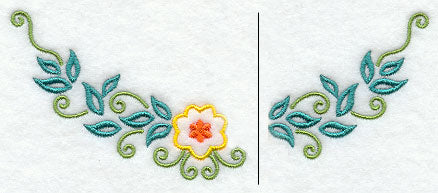 Floral Fashion Neckline (Crewneck)