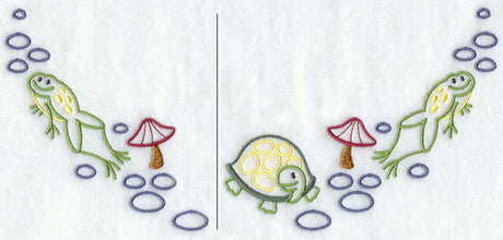 Frog and Turtle Neckline (Crewneck)