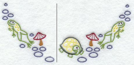 Frog and Turtle Neckline (Crewneck)