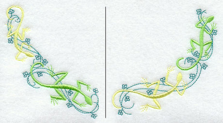 Leaping Lizards Neckline (Crewneck)