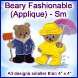 A Beary Fashionable (Applique) Design Pack