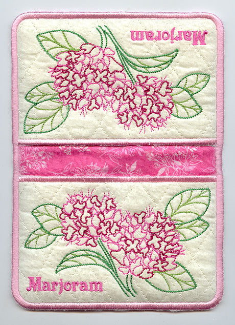 Marjoram Pot Holder (In-the-Hoop)