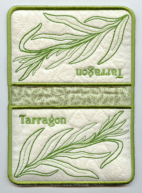 Tarragon Pot Holder (In-the-Hoop)