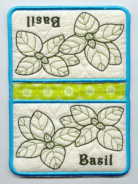 Basil Pot Holder (In-the-Hoop)