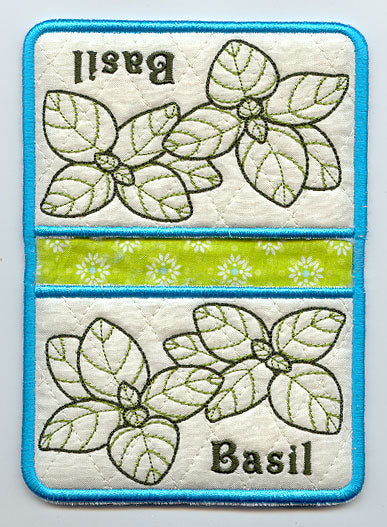 Basil Pot Holder (In-the-Hoop)