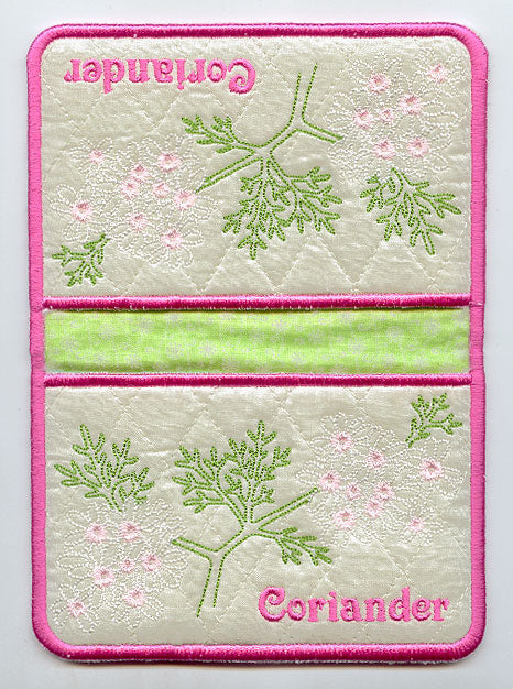 Coriander Pot Holder (In-the-Hoop)