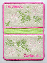 Coriander Pot Holder (In-the-Hoop)