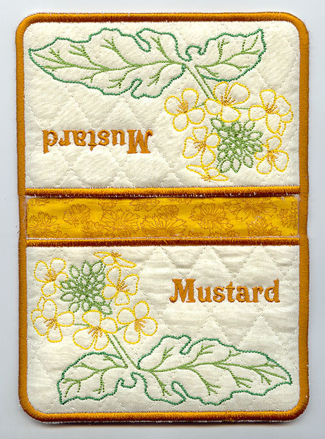 Mustard Pot Holder (In-the-Hoop)