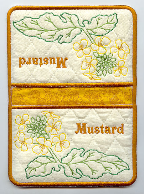 Mustard Pot Holder (In-the-Hoop)