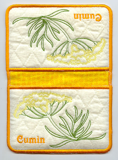 Cumin Pot Holder (In-the-Hoop)