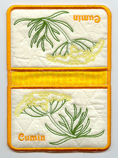 Cumin Pot Holder (In-the-Hoop)