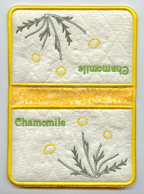 Chamomile Pot Holder (In-the-Hoop)