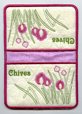 Chives Pot Holder (In-the-Hoop)