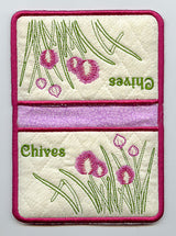 Chives Pot Holder (In-the-Hoop)