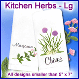 A Kitchen Herbs Design Pack