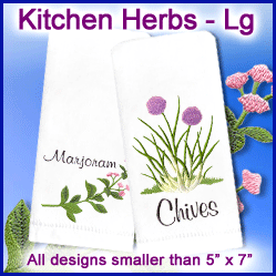 A Kitchen Herbs Design Pack