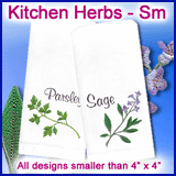 A Kitchen Herbs Design Pack