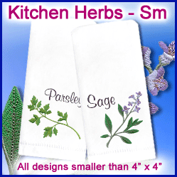 A Kitchen Herbs Design Pack