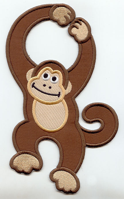 Spunky Monkey Door Hanger (In-the-Hoop)