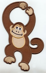 Spunky Monkey Door Hanger (In-the-Hoop)