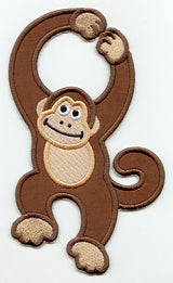 Spunky Monkey Door Hanger (In-the-Hoop)