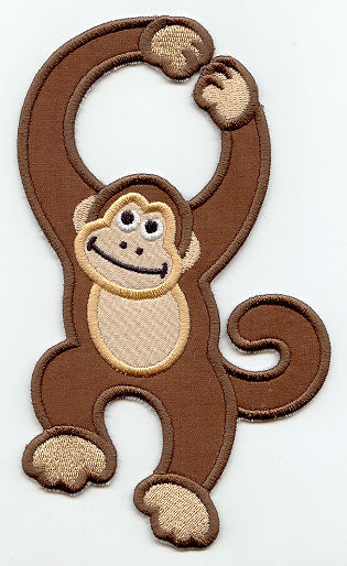 Spunky Monkey Door Hanger (In-the-Hoop)