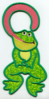 Funny Frog Door Hanger (In-the-Hoop)