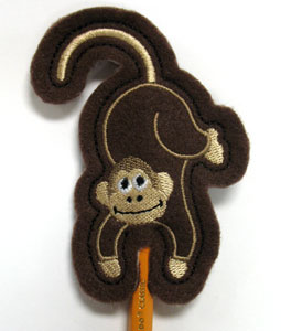 Spunky Monkey Topper (In-the-Hoop)