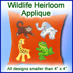 A Wildlife (Heirloom Applique) Design Pack