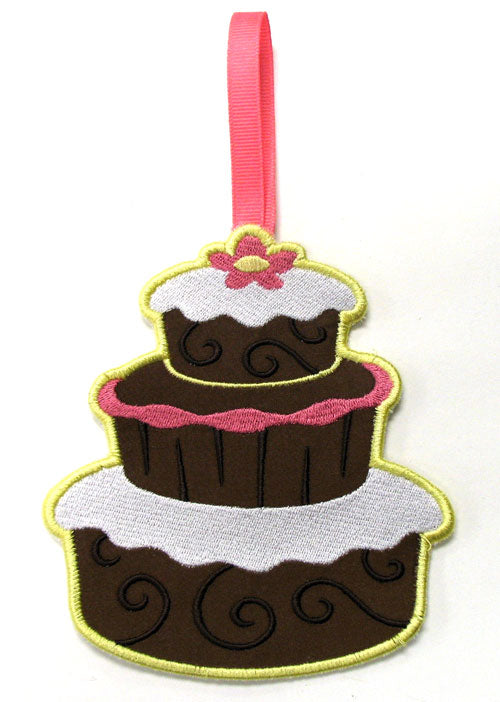 Tasty Treats Towel Topper - Chocolate Layer Cake (In-the-Hoop)