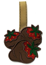 Tasty Treats Towel Topper - Chocolate Strawberries (In-the-Hoop)