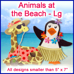 A Animals at the Beach Design Pack